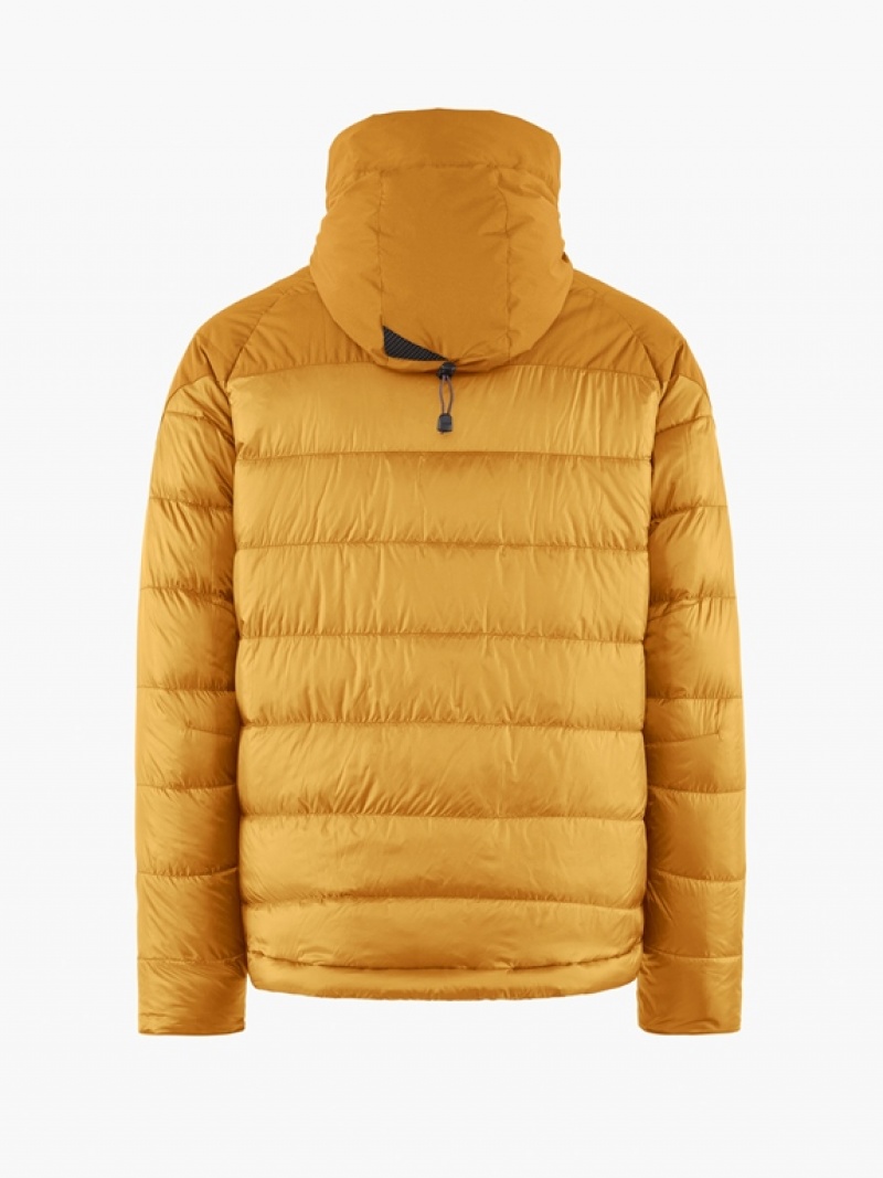 Men Klättermusen Loke 2.0 Down Jackets Yellow | 04617WYGN