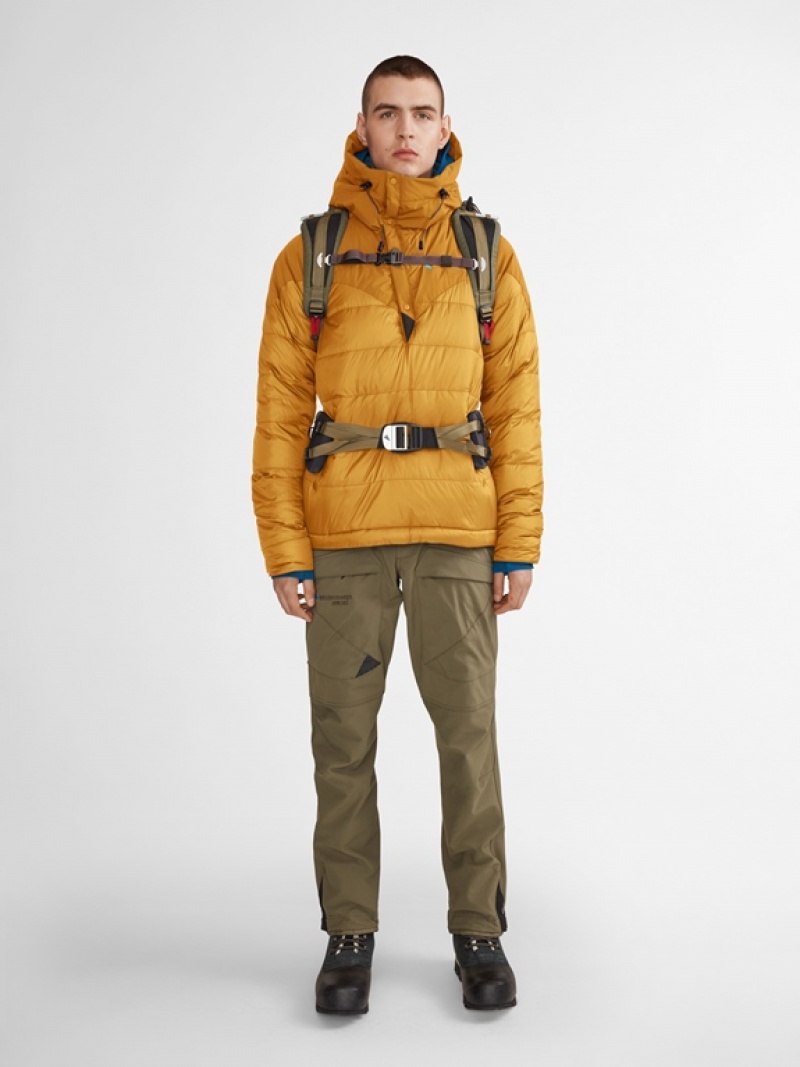 Men Klättermusen Loke 2.0 Down Jackets Yellow | 04617WYGN