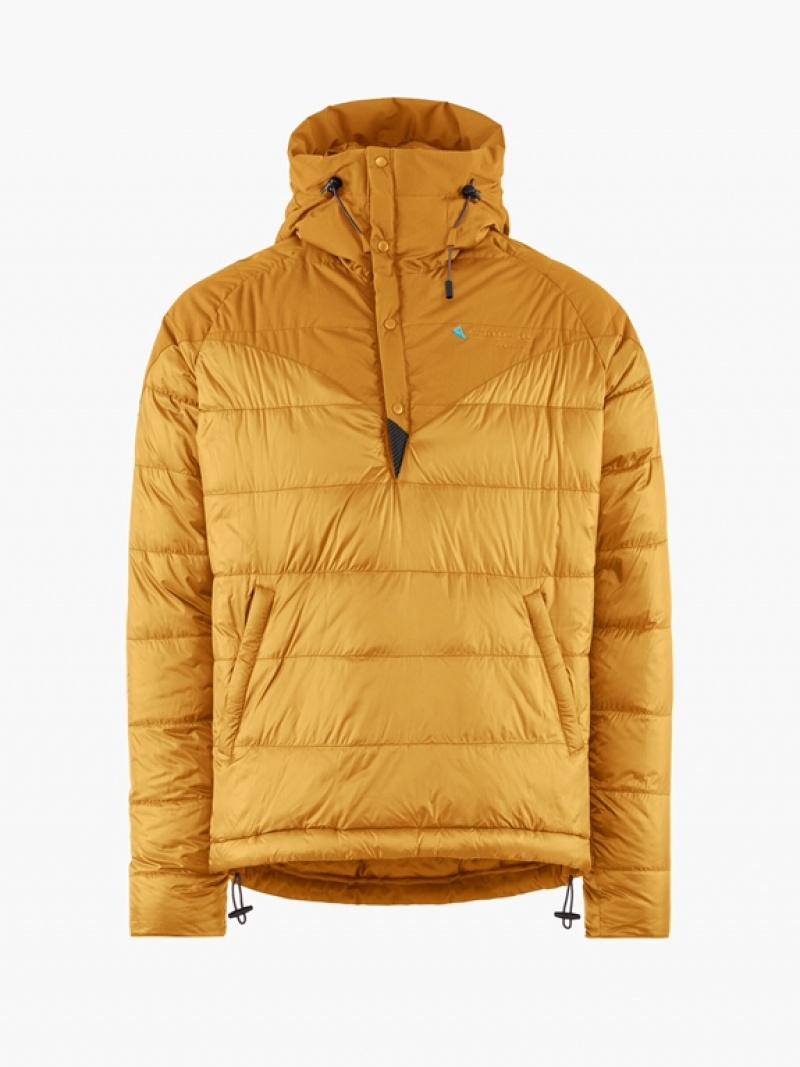 Men Klättermusen Loke 2.0 Down Jackets Yellow | 04617WYGN