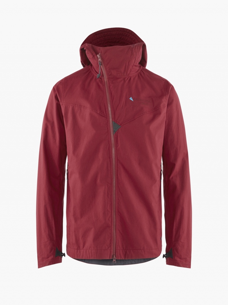 Men Klättermusen Loride 2.0 Wind Jacket Red | 65839ANGY