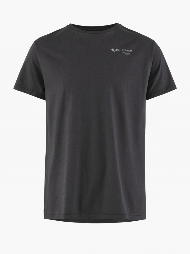 Men Klättermusen MFR T-Shirt Black | 39674YDWT