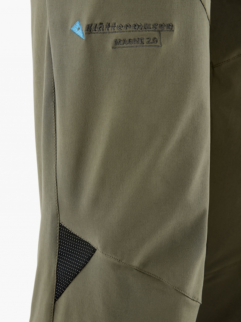 Men Klättermusen Magne 2.0 Pants Green | 27539TGRH