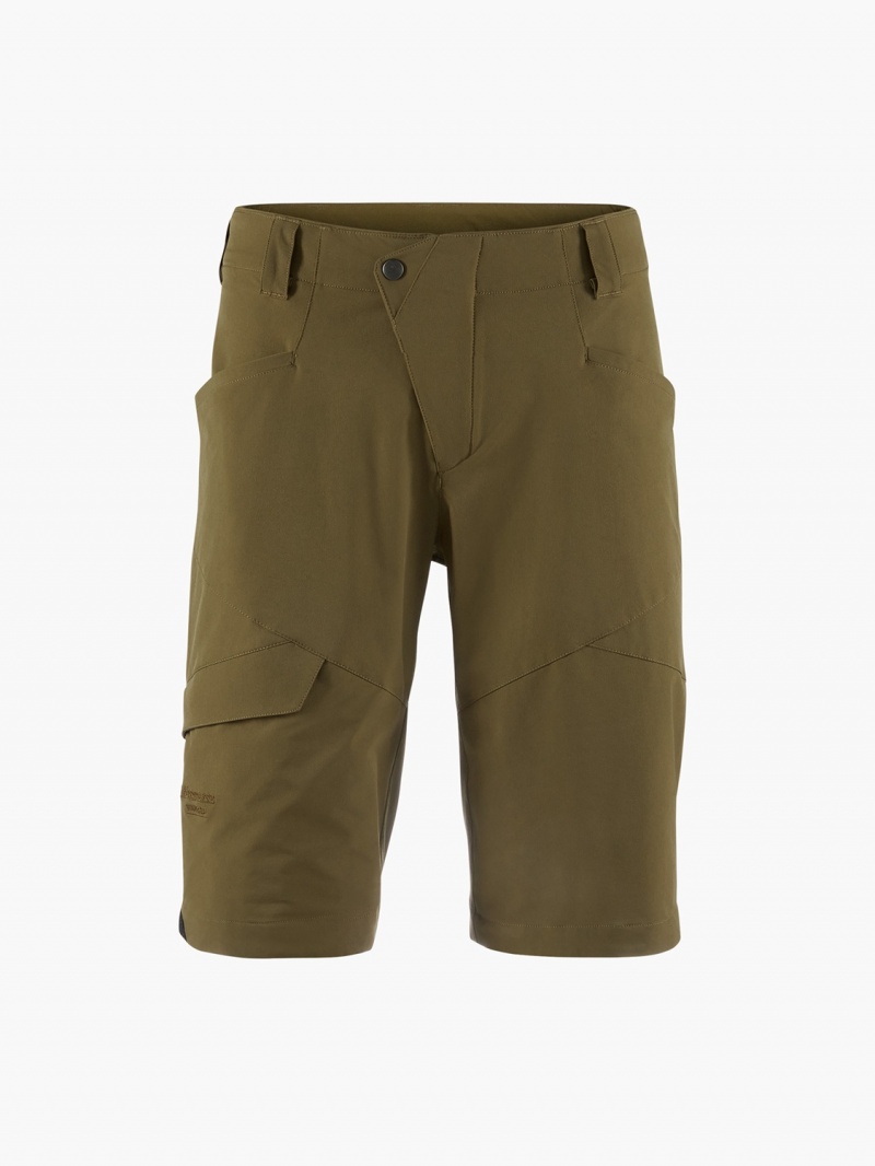 Men Klättermusen Magne 2.0 Shorts Olive | 07139MIFL