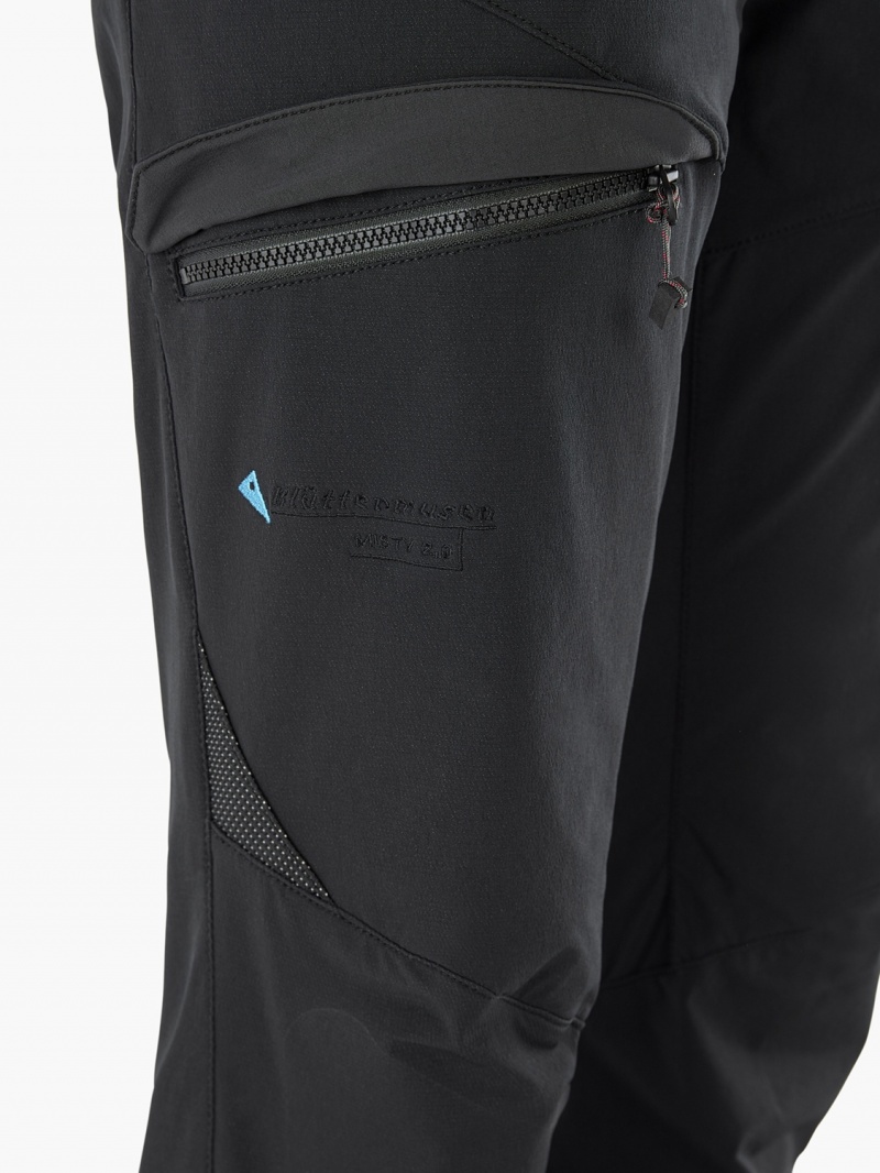 Men Klättermusen Misty 2.0 Pants Black | 19725YZNR