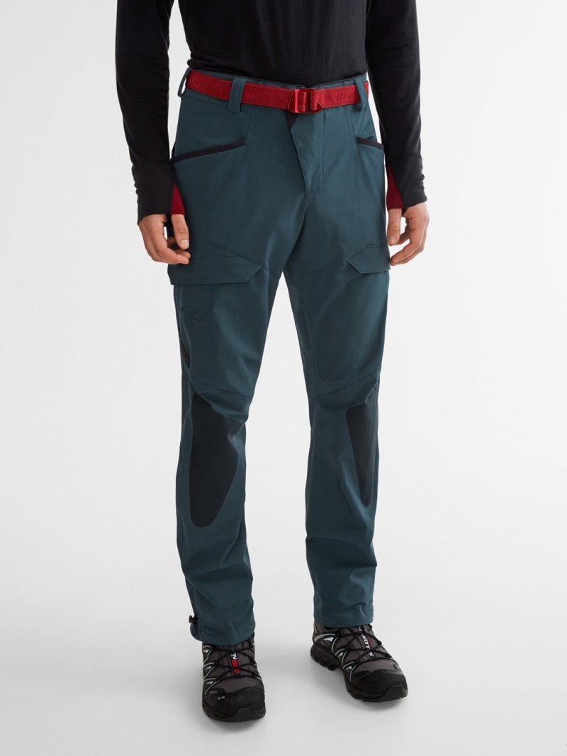 Men Klättermusen Misty 2.0 Pants Blue | 17369BUCV