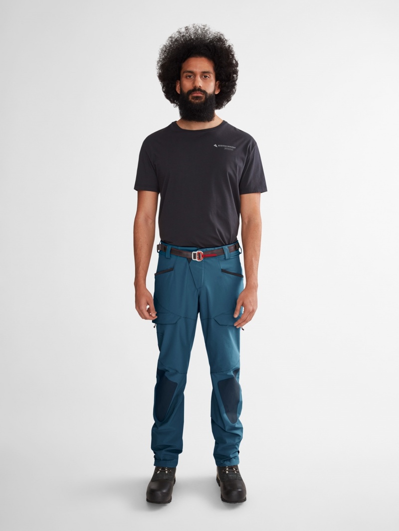 Men Klättermusen Misty 2.0 Pants Blue | 68493VWZI