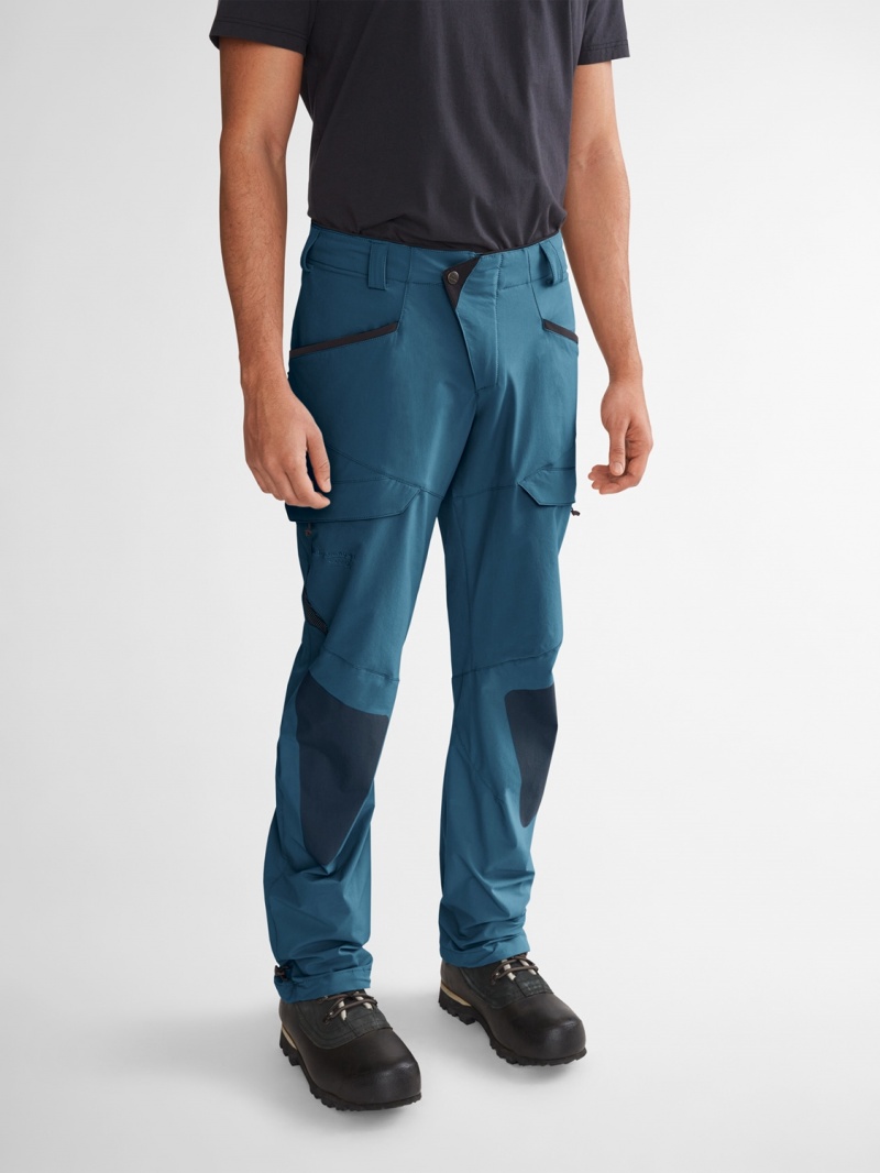 Men Klättermusen Misty 2.0 Pants Blue | 68493VWZI