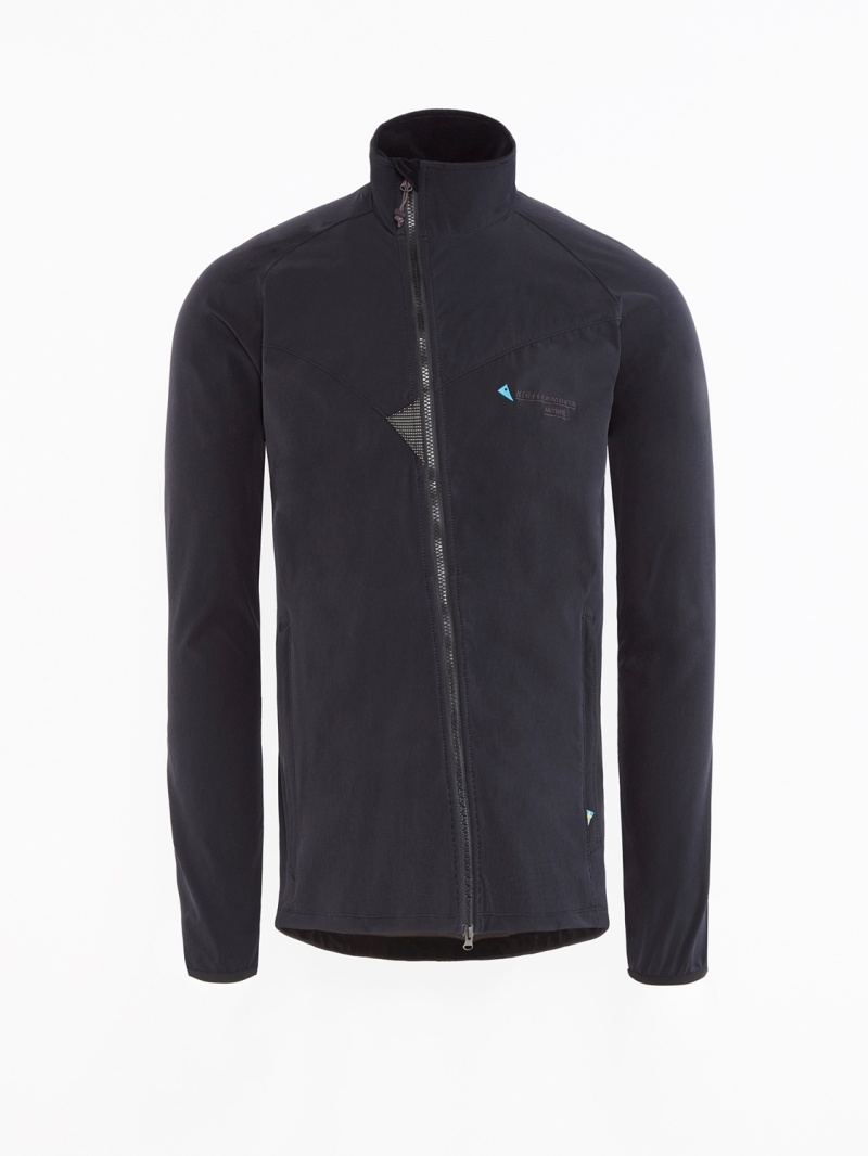 Men Klättermusen Mithril Wind Jacket Black | 28450MKZL