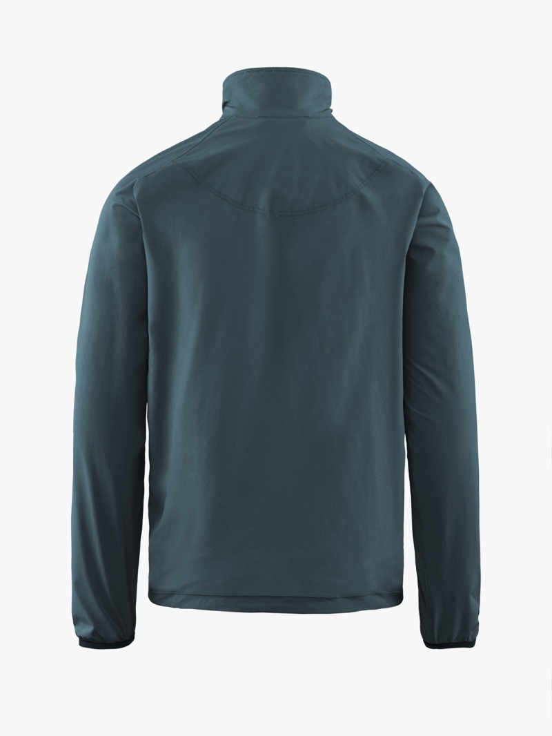 Men Klättermusen Mithril Wind Jacket Blue | 13645TYHM