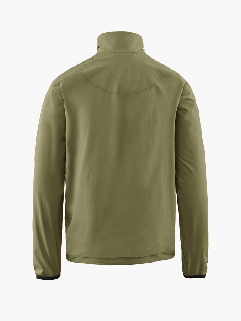 Men Klättermusen Mithril Wind Jacket Green | 01695ZICB