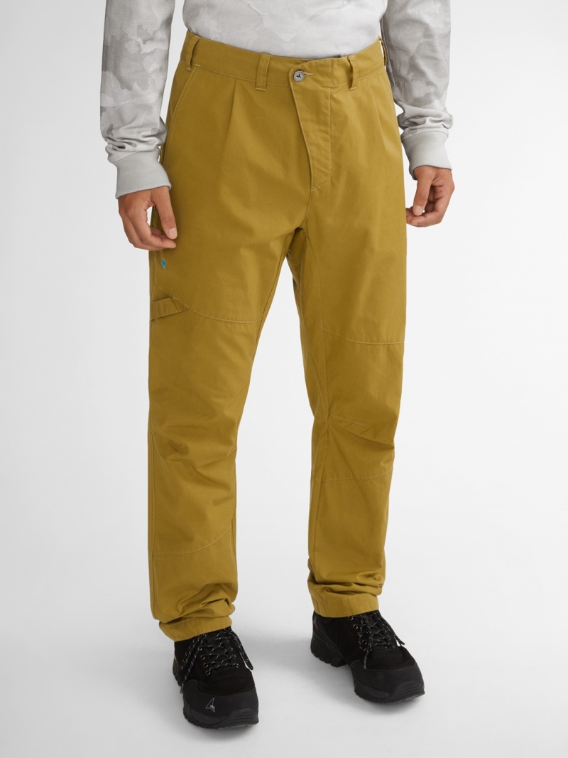 Men Klättermusen Motsonger Pants Green | 10574HXMD