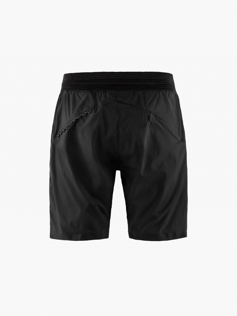 Men Klättermusen Nal Shorts Black | 04192RCKD