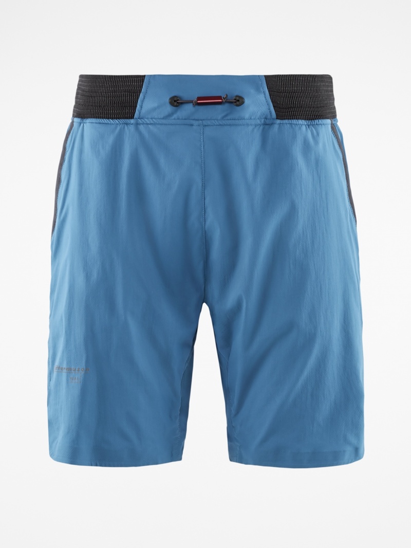 Men Klättermusen Nal Shorts Blue | 45876OTVB