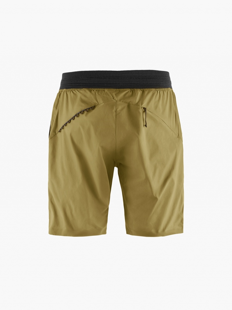 Men Klättermusen Nal Shorts Green | 43160RLJO