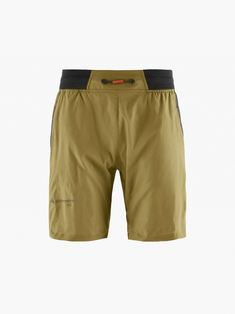 Men Klättermusen Nal Shorts Green | 43160RLJO