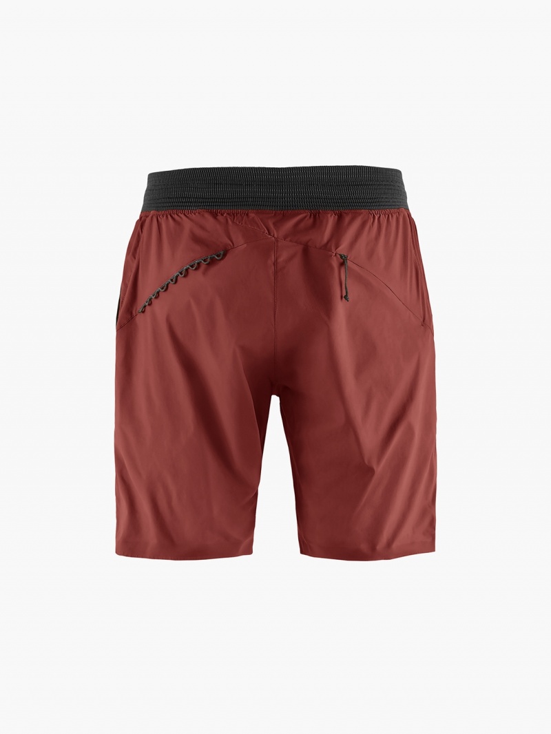 Men Klättermusen Nal Shorts Red | 25807PROT