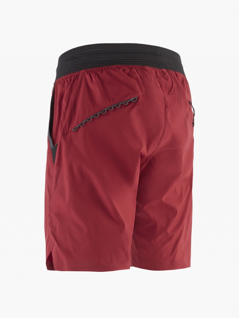 Men Klättermusen Nal Shorts Red | 81920ALSX