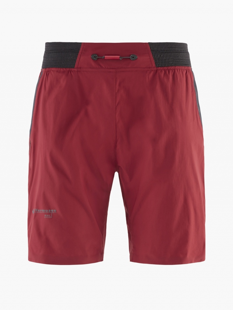 Men Klättermusen Nal Shorts Red | 81920ALSX