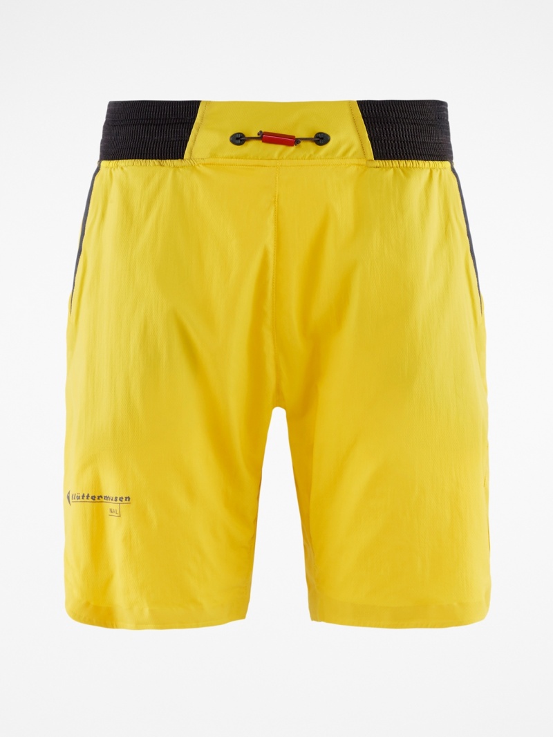 Men Klättermusen Nal Shorts Yellow | 26175SOBK