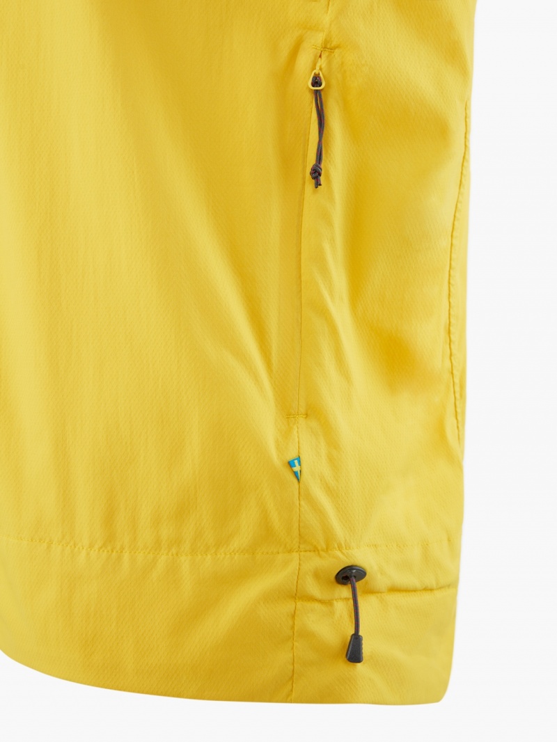 Men Klättermusen Nal Vest Yellow | 50234NWSG