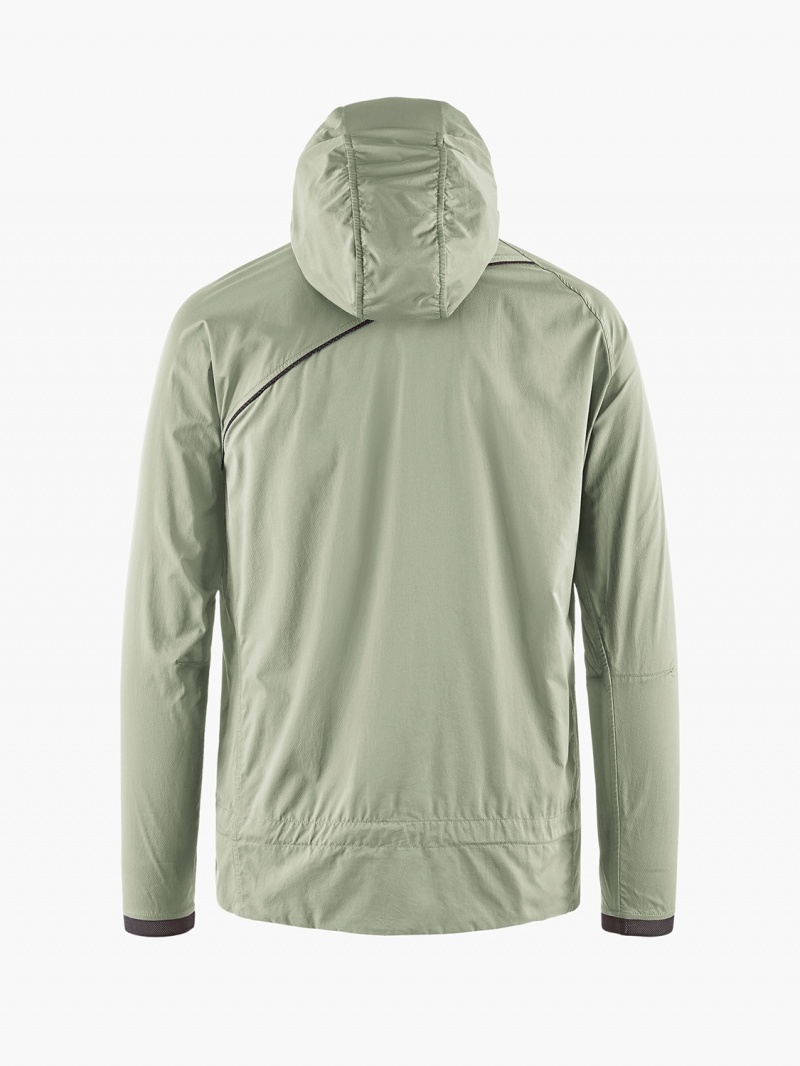 Men Klättermusen Nal Wind Jacket Green | 46175JYFI