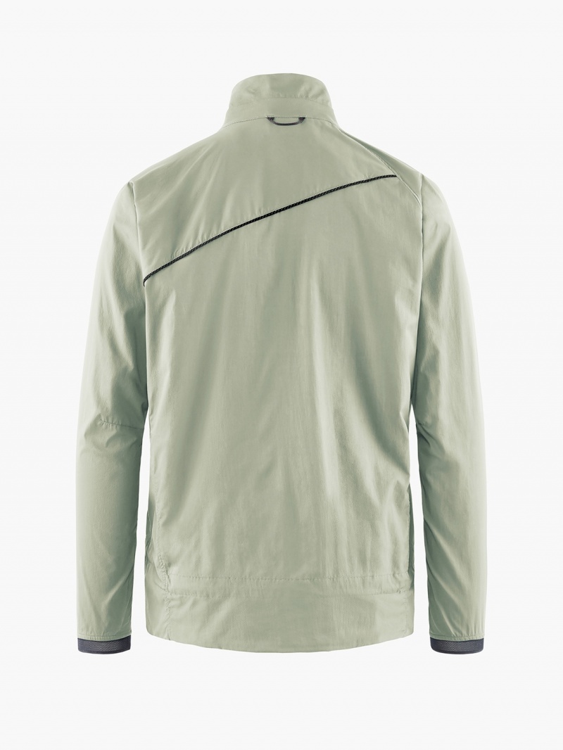 Men Klättermusen Nal Wind Jacket Green | 67359GUYP