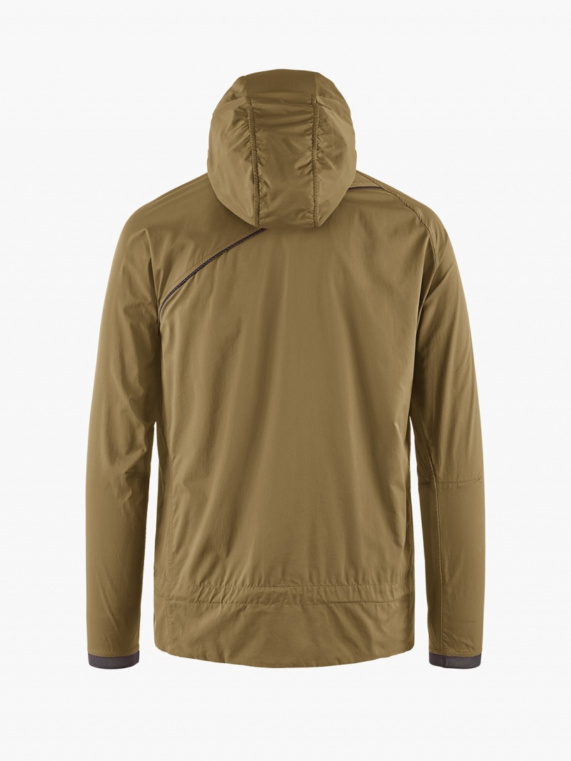 Men Klättermusen Nal Wind Jacket Olive | 92567NFUV