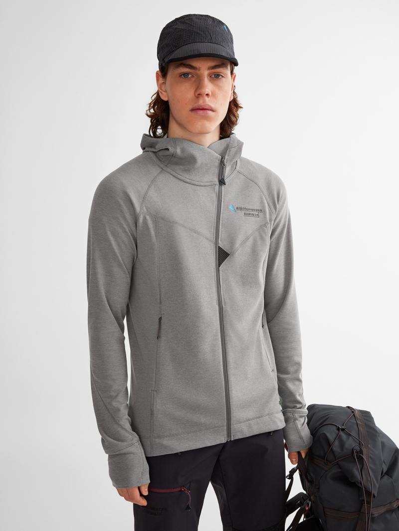 Men Klättermusen Njorun 2.0 Hoodie Grey | 13968UBDS