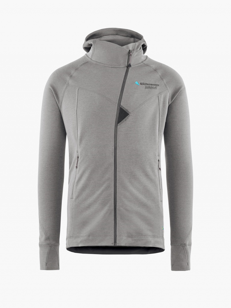 Men Klättermusen Njorun 2.0 Hoodie Grey | 13968UBDS