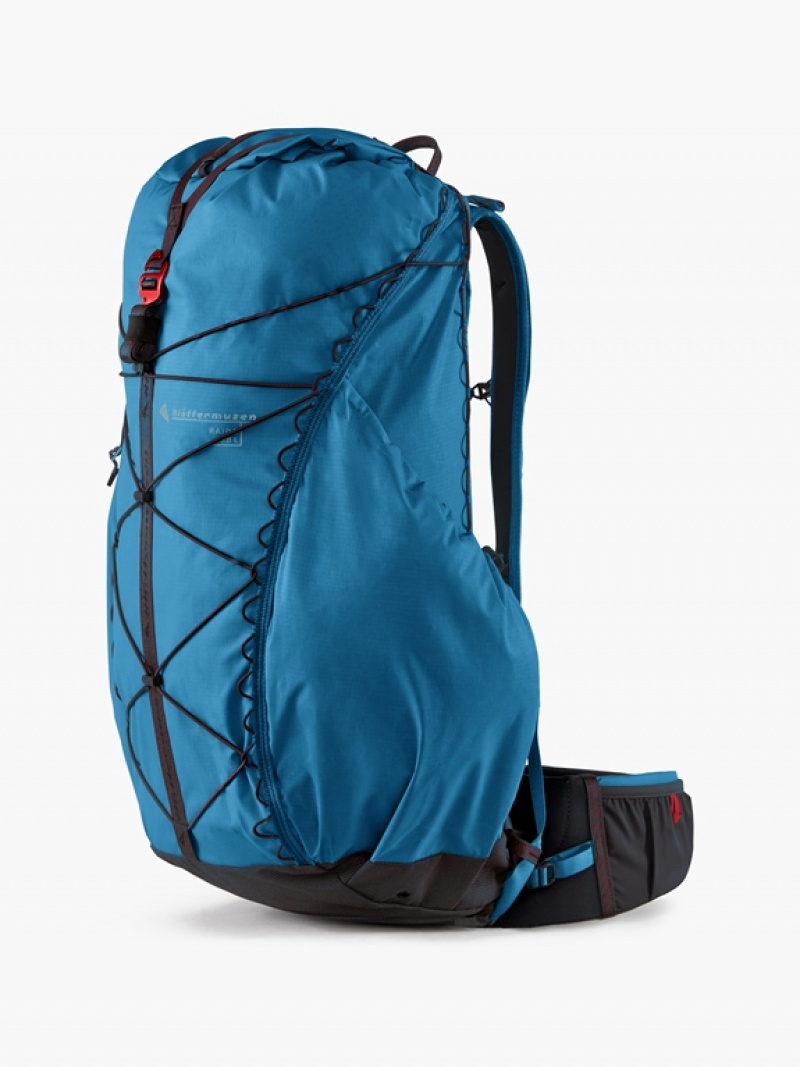 Men Klättermusen Raido(38L) Backpack Blue | 91542KXVG