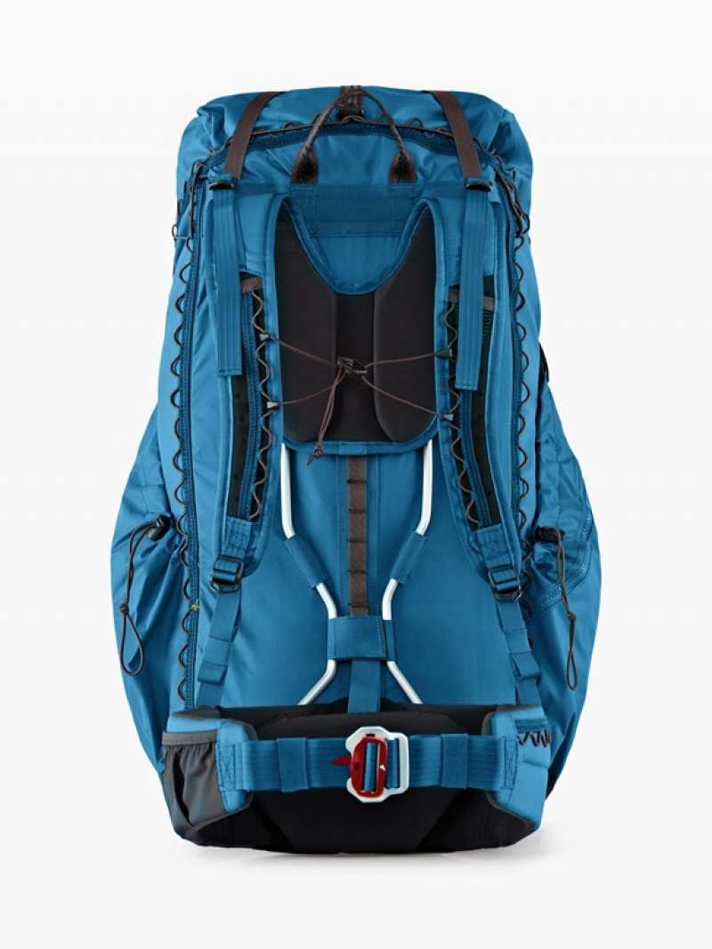 Men Klättermusen Raido(55L) Backpack Blue | 43281OKYT