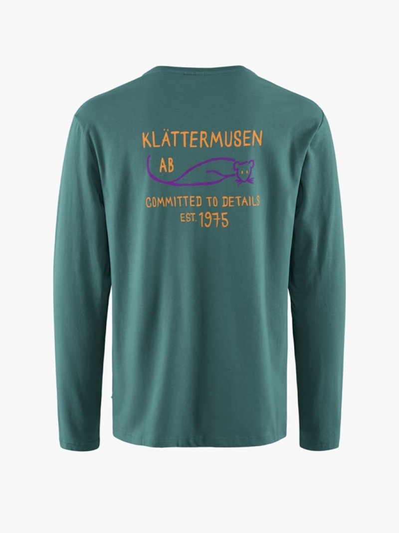 Men Klättermusen Runa Commitment 2.0 T-Shirt Green | 95382SUQW