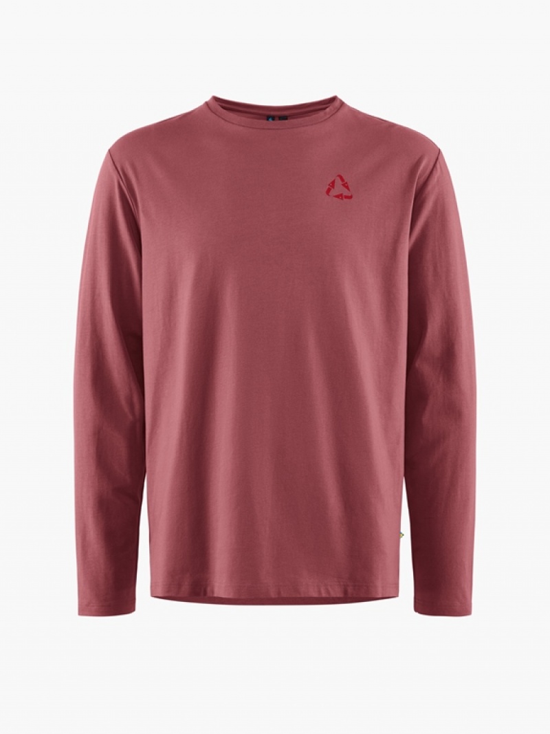 Men Klättermusen Runa Commitment 2.0 T-Shirt Red | 63871IWJC