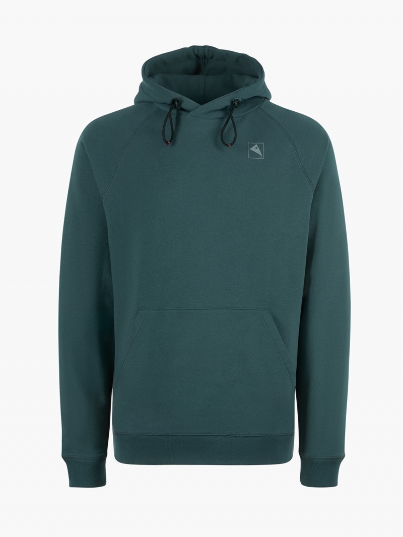 Men Klättermusen Runa Elements Hoodie Blue | 93167ZJFB