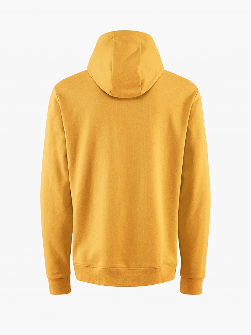 Men Klättermusen Runa Maker Hoodie Hoodie Gold | 84209CRPH