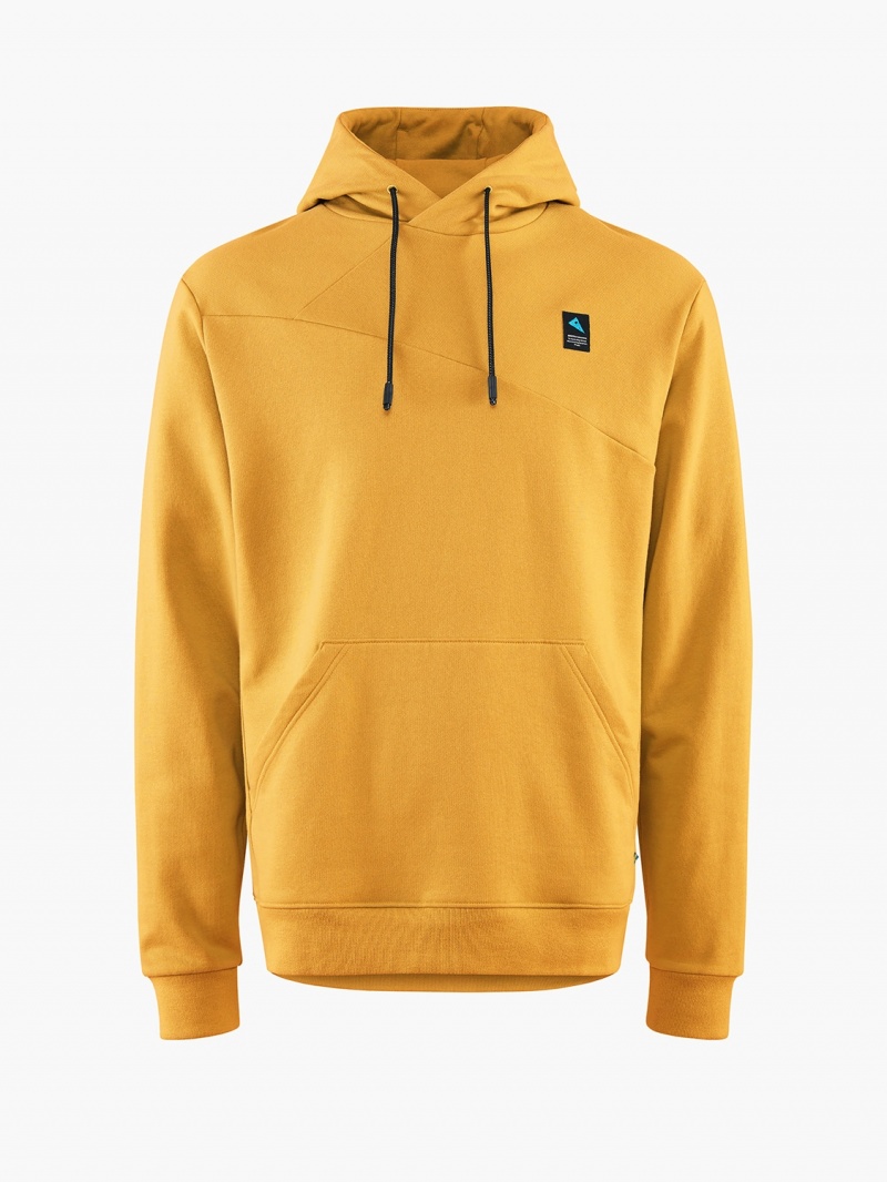 Men Klättermusen Runa Maker Hoodie Hoodie Gold | 84209CRPH