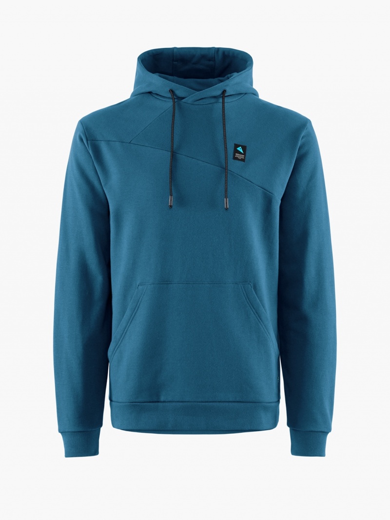 Men Klättermusen Runa Maker Hoodie Hoodie Blue | 19062JIXB