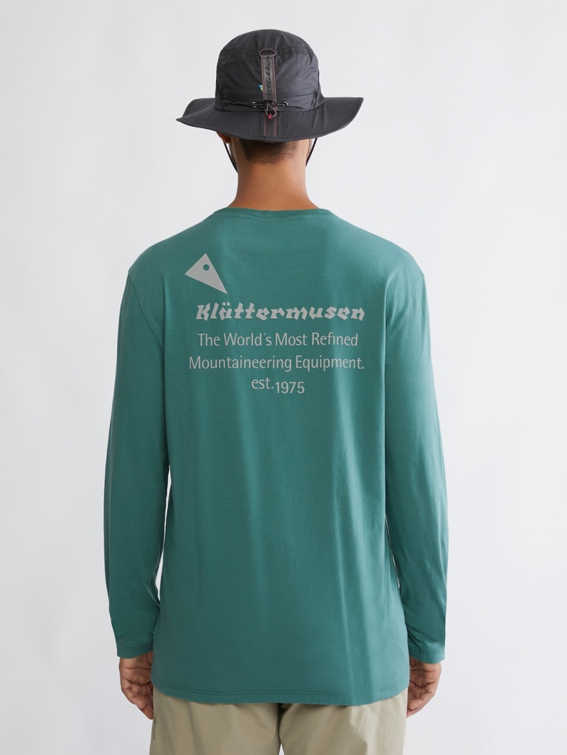 Men Klättermusen Runa Maker T-Shirt Gold | 72983BQTP