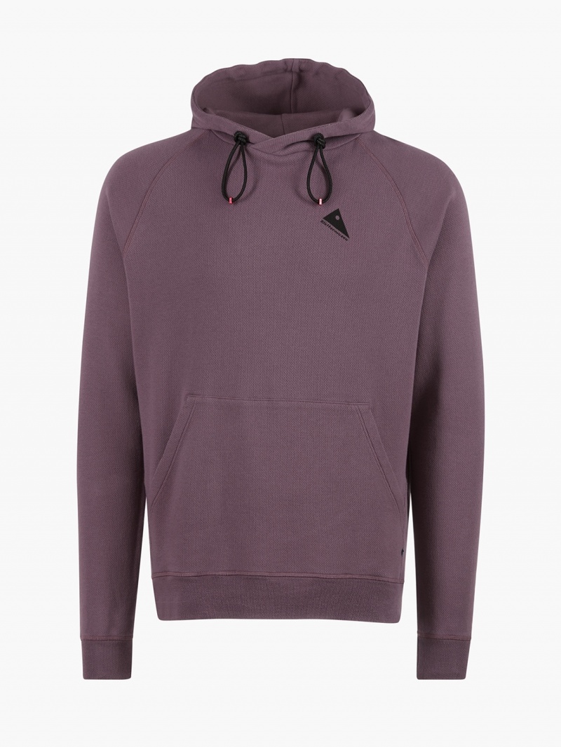 Men Klättermusen Runa Nomad Hoodie Purple | 81407GQZX