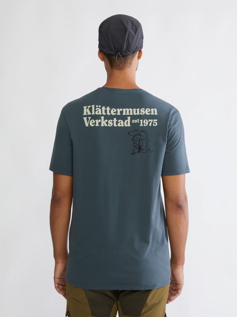 Men Klättermusen Runa Nomad T-Shirt Yellow | 65724OUBN