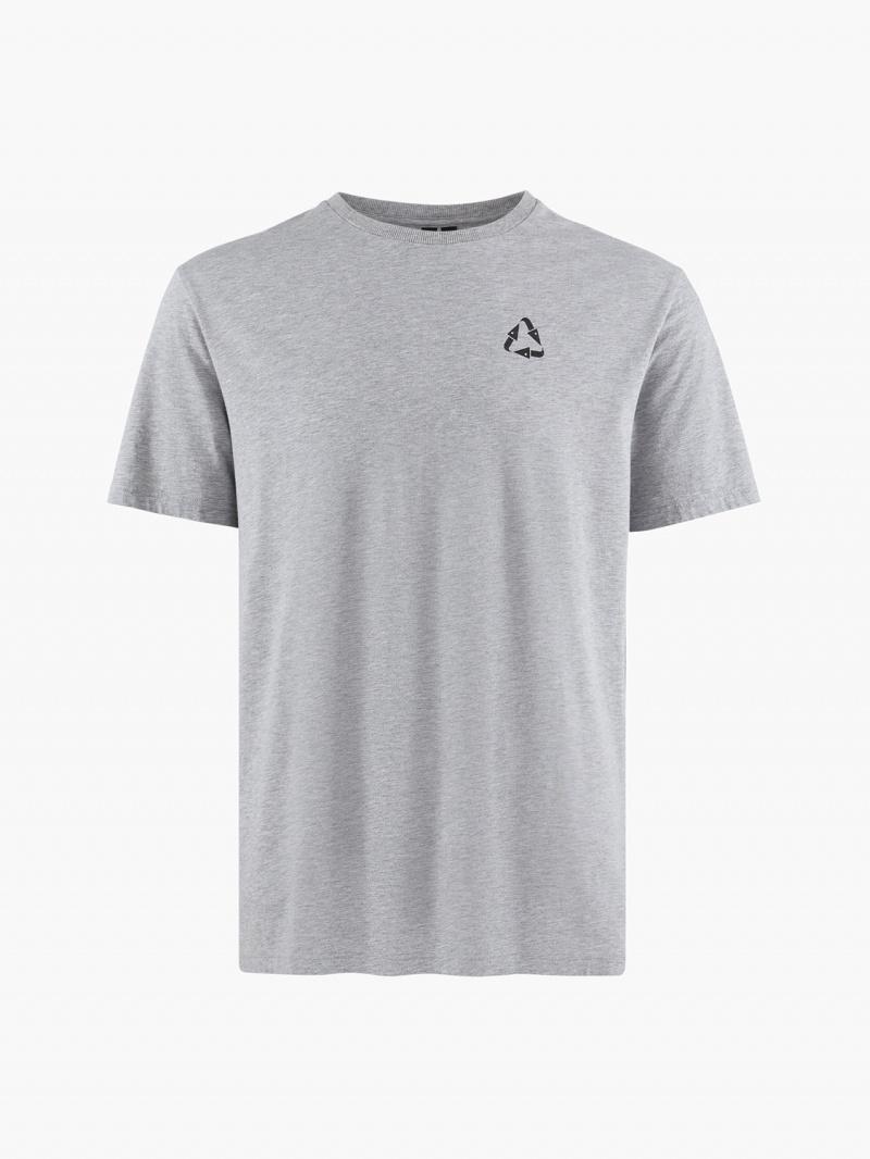 Men Klättermusen Runa Scrambling T-Shirt Grey | 81295BKLQ