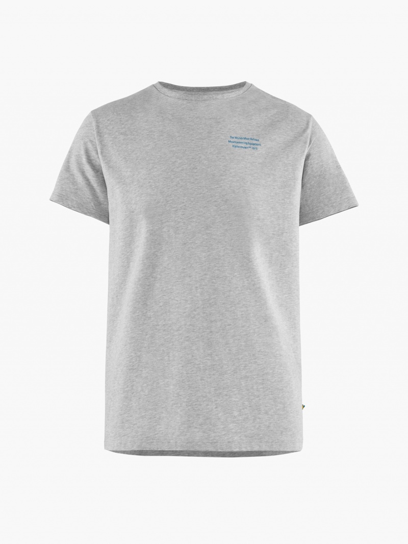 Men Klättermusen Runa Statement 2.0 T-Shirt Grey | 65908AEYI