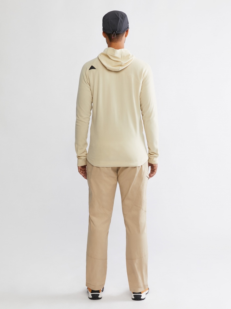 Men Klättermusen Sigyn Fleece Beige | 90274QNLT