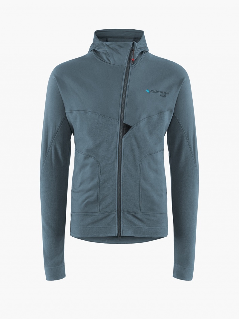 Men Klättermusen Sigyn Fleece Blue | 62785AYDU