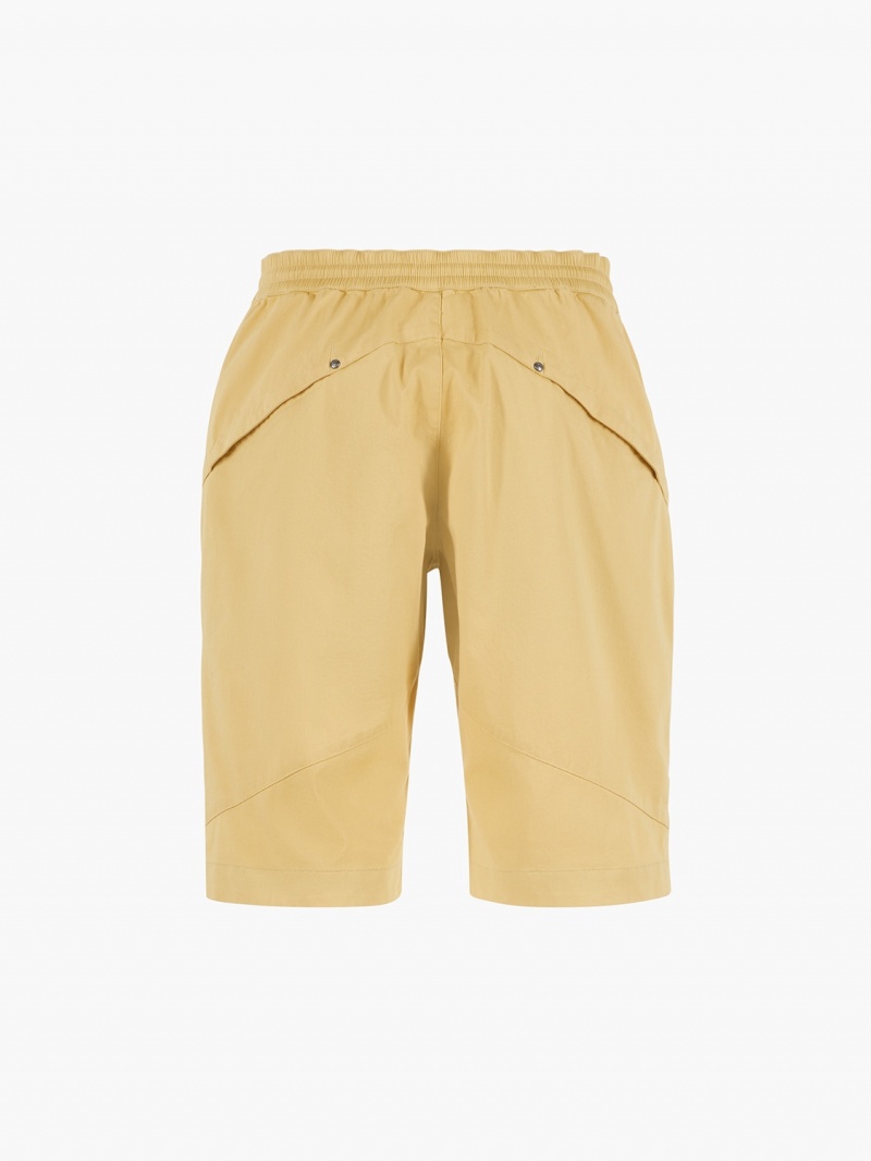 Men Klättermusen Skjold Shorts Brown | 50917BTLW