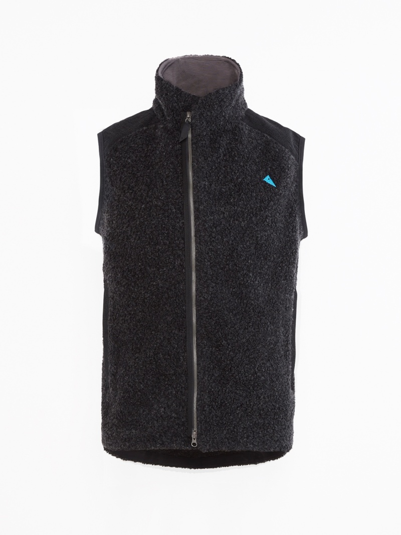 Men Klättermusen Skoll Vest Black | 82630YJBV