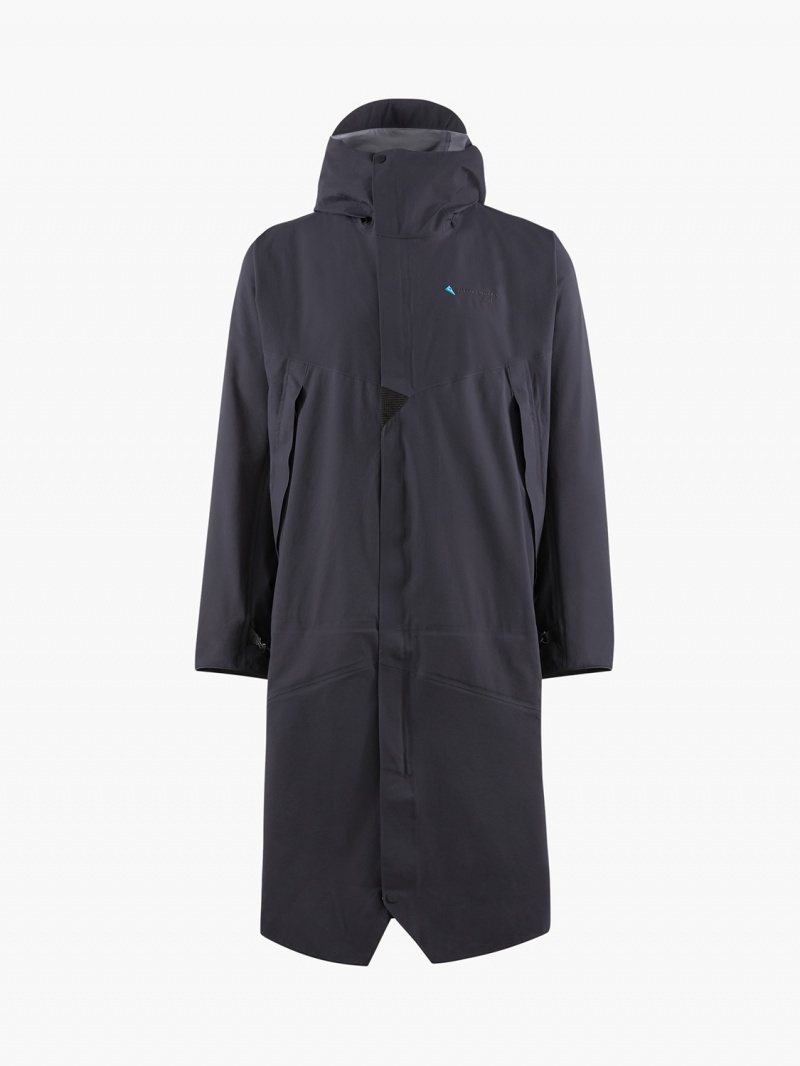 Men Klättermusen Syr Parka Black | 48712HKWV