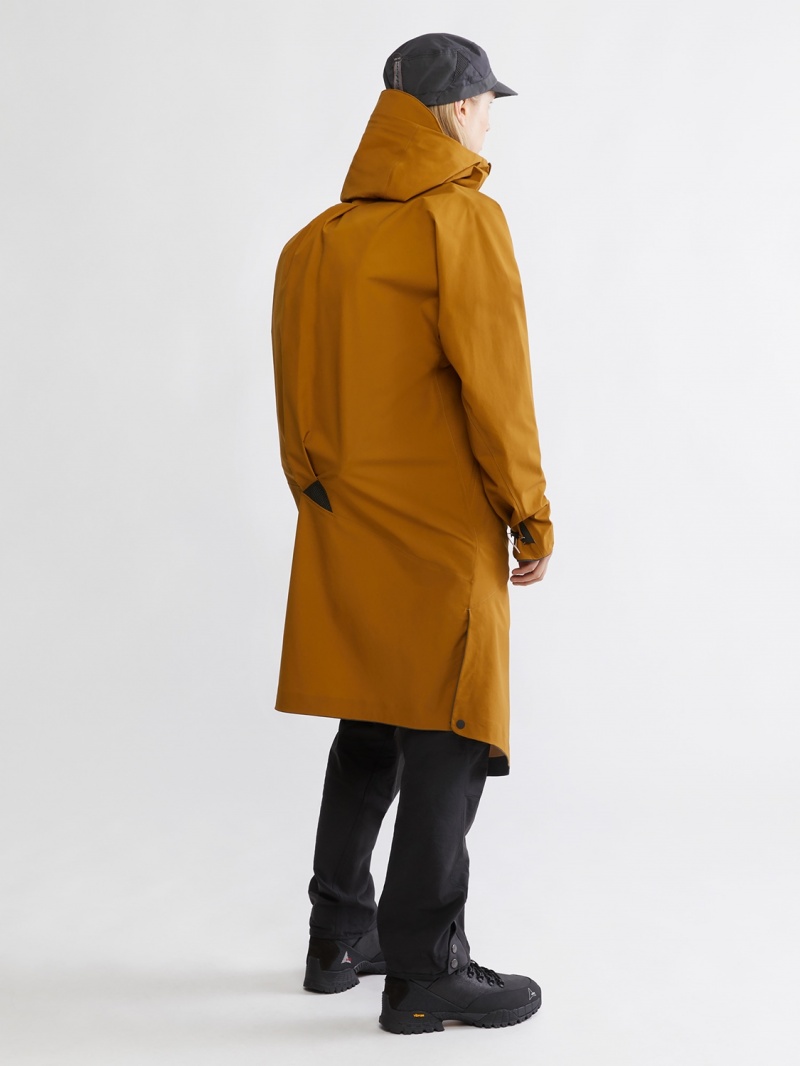 Men Klättermusen Syr Parka Brown | 25986LITJ