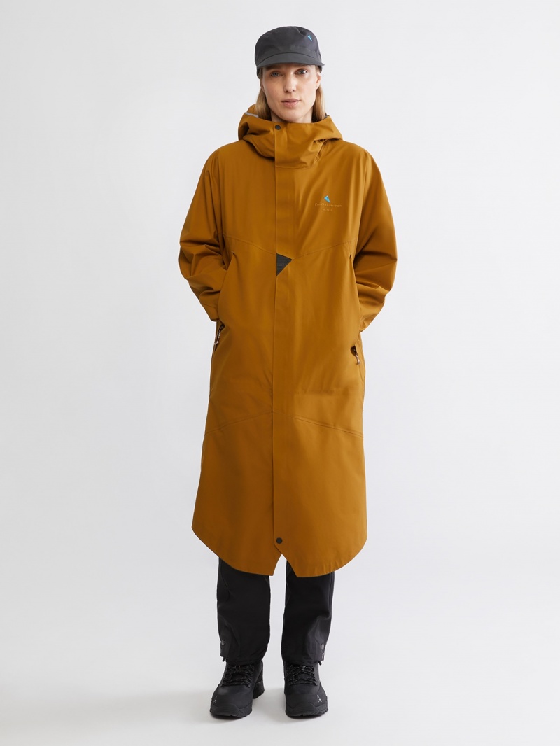 Men Klättermusen Syr Parka Brown | 25986LITJ