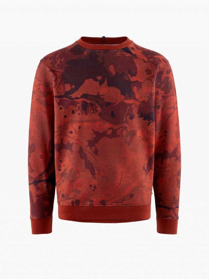 Men Klättermusen Turid Sweater Red | 90861YWDX